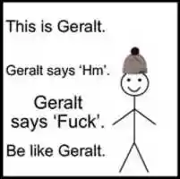 Free download This is Geralt [ Meme ] free photo or picture to be edited with GIMP online image editor